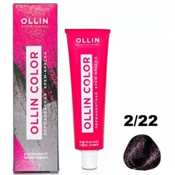Перманентная крем-краска для волос COLOR 2/22 OLLIN 100 мл